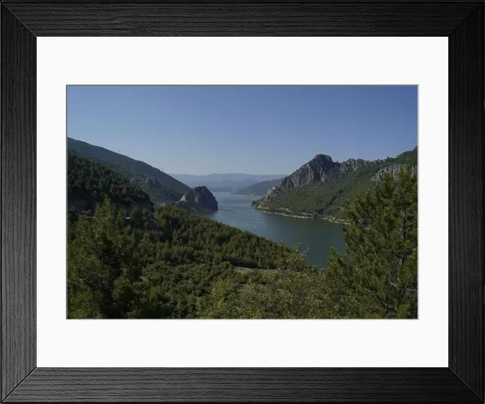 Framed Print : aerial view of canyon Framed Print : aerial view of canyon