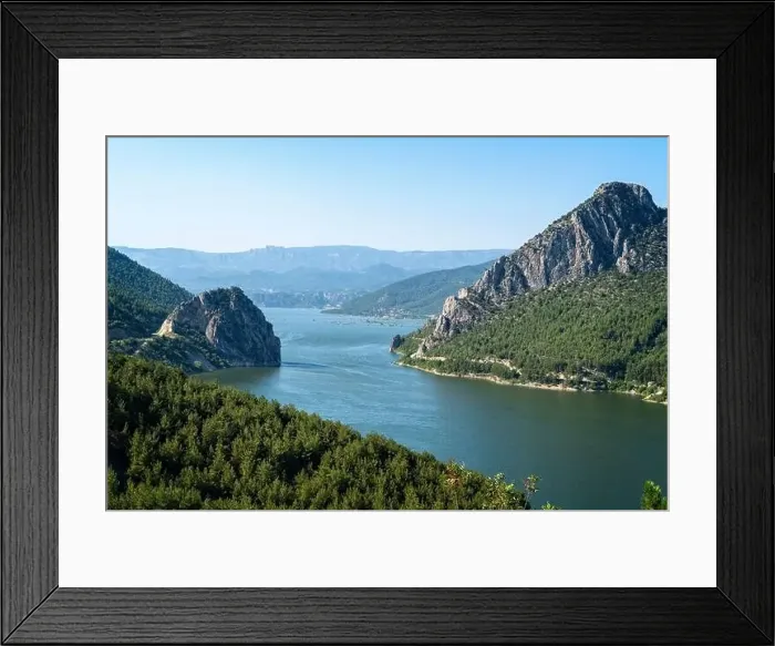 Framed Print : aerial view of canyon Framed Print : aerial view of canyon