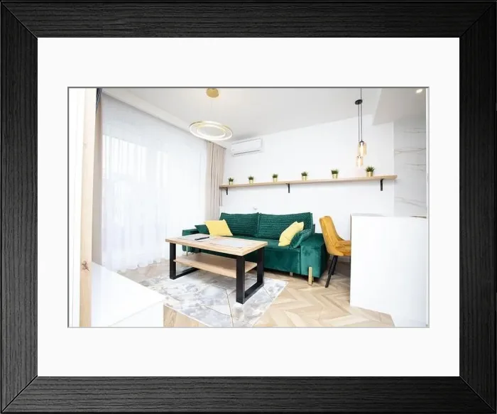 Framed Print : Warsaw, drone, bird view, aerial Framed Print : Warsaw, drone, bird view, aerial