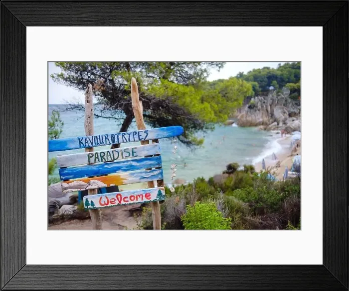 Framed Print : Kavourotrypes, Greece - August 19 Framed Print : Kavourotrypes, Greece - August 19