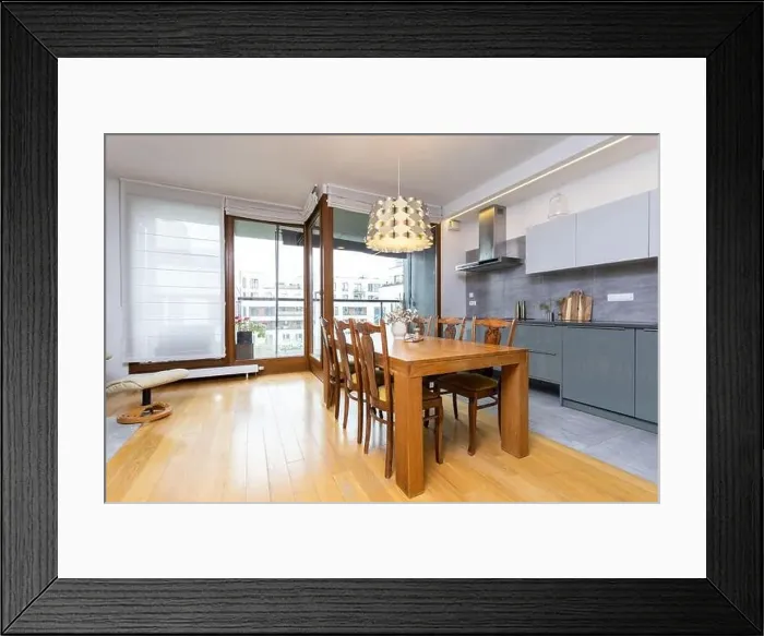 Framed Print : Warsaw, drone, bird view, aerial Framed Print : Warsaw, drone, bird view, aerial
