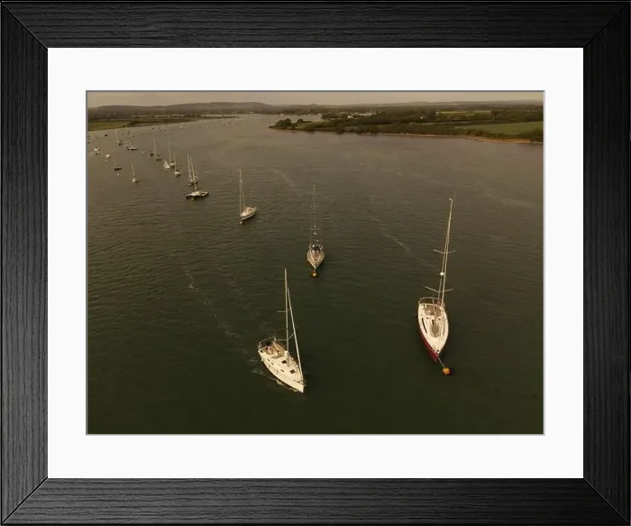 Framed Print : Views over the water at Itchenor, part of Chichester Harbour, West Sussex, UK Framed Print : Views over the water at Itchenor, part of Chichester Harbour, West Sussex, UK