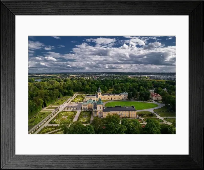 Framed Print : Warsaw, drone, bird view, aerial Framed Print : Warsaw, drone, bird view, aerial
