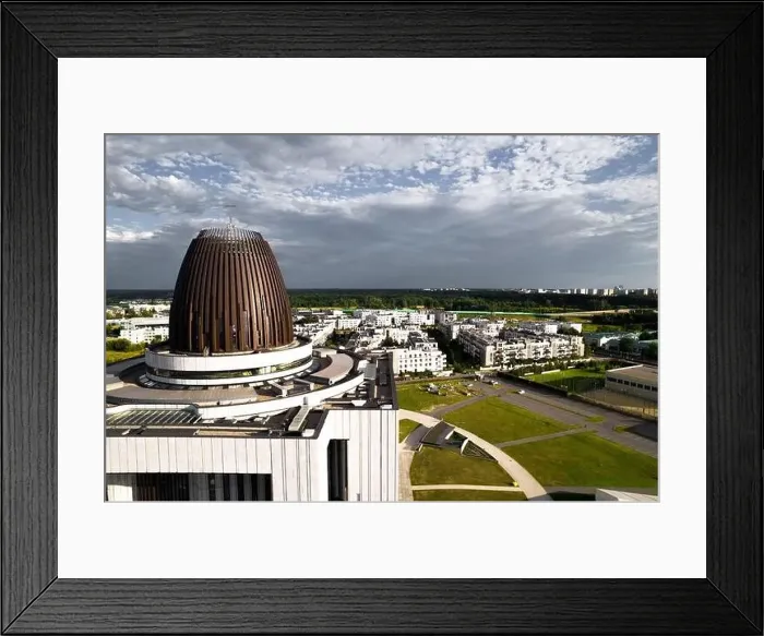 Framed Print : Warsaw, drone, bird view, aerial Framed Print : Warsaw, drone, bird view, aerial