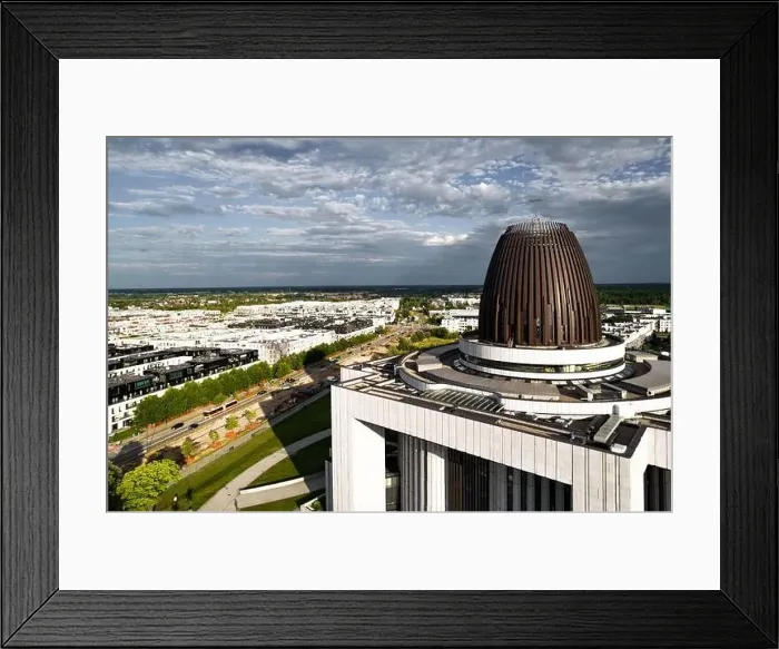 Framed Print : Warsaw, drone, bird view, aerial Framed Print : Warsaw, drone, bird view, aerial