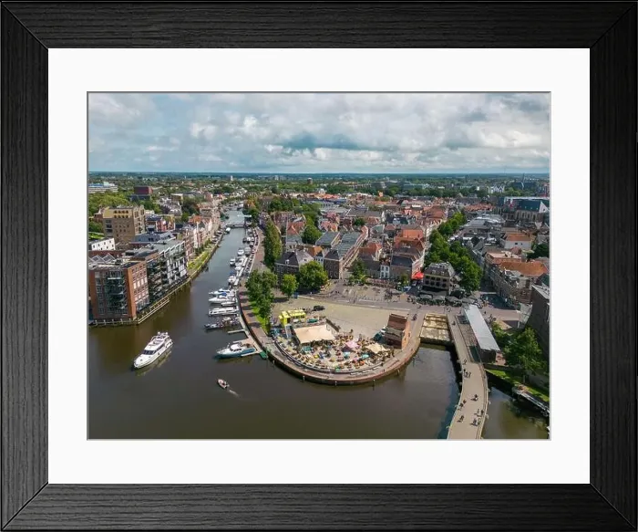 Framed Print : Aerial drone photo of Zwolle, a city in Overijssel the Netherlands Framed Print : Aerial drone photo of Zwolle, a city in Overijssel the Netherlands
