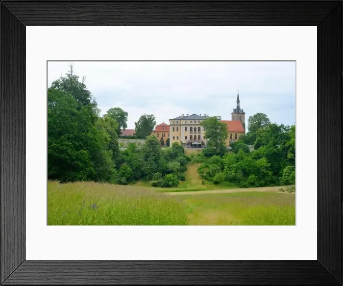 Framed Print : View to the palace Ettersburg near Weimar in Germany Framed Print : View to the palace Ettersburg near Weimar in Germany