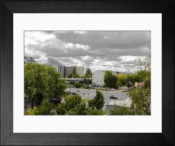 Framed Print : Warsaw, drone, bird view, aerial Framed Print : Warsaw, drone, bird view, aerial