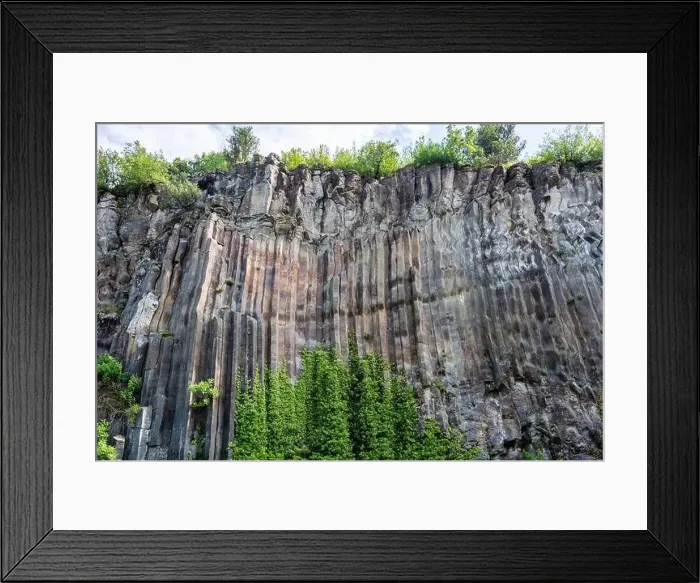 Framed Print : Basalt Rocks in Boyabat District Framed Print : Basalt Rocks in Boyabat District