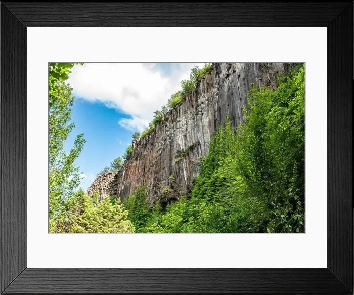 Framed Print : Basalt Rocks in Boyabat District Framed Print : Basalt Rocks in Boyabat District
