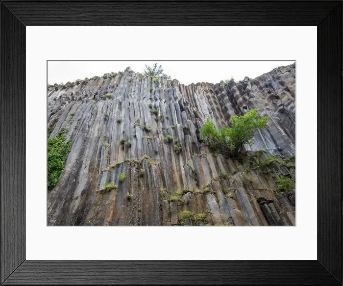 Framed Print : Basalt Rocks in Boyabat District Framed Print : Basalt Rocks in Boyabat District