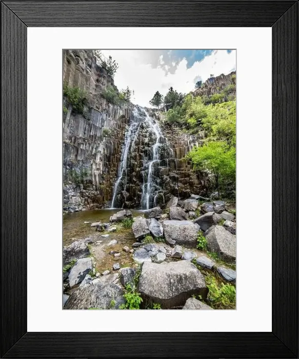 Framed Print : Basalt Rocks in Boyabat District Framed Print : Basalt Rocks in Boyabat District