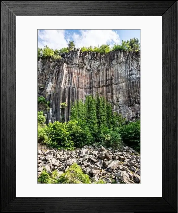 Framed Print : Basalt Rocks in Boyabat District Framed Print : Basalt Rocks in Boyabat District