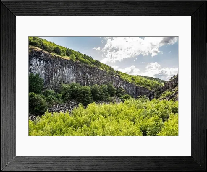 Framed Print : Basalt Rocks in Boyabat District Framed Print : Basalt Rocks in Boyabat District