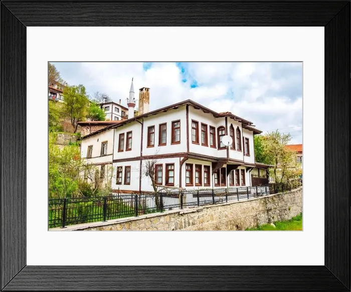 Framed Print : Traditional old house in Goynuk District of Bolu, Turkey. Beautiful historical house Framed Print : Traditional old house in Goynuk District of Bolu, Turkey. Beautiful historical house