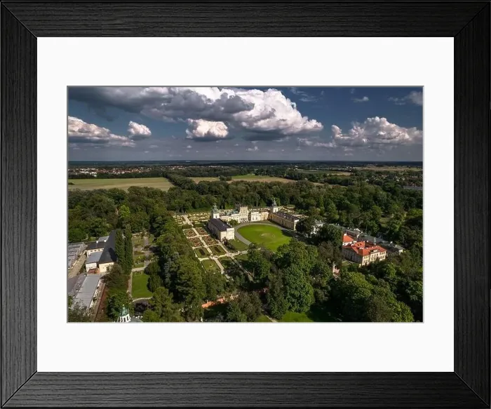 Framed Print : Wilanow, Warsaw, drone, real estate, buildings, Warszawa, summertime, green, landscape, clouds, cloud, bird's view, fly Framed Print : Wilanow, Warsaw, drone, real estate, buildings, Warszawa, summertime, green, landscape, clouds, cloud, bird's view, fly