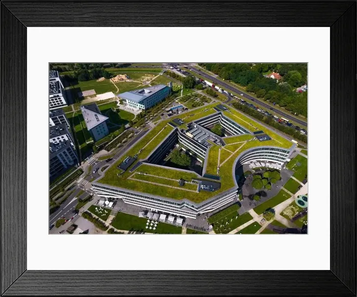 Framed Print : Wilanow, Warsaw, drone, real estate, buildings, Warszawa, summertime, green, landscape, clouds, cloud, bird's view, fly Framed Print : Wilanow, Warsaw, drone, real estate, buildings, Warszawa, summertime, green, landscape, clouds, cloud, bird's view, fly
