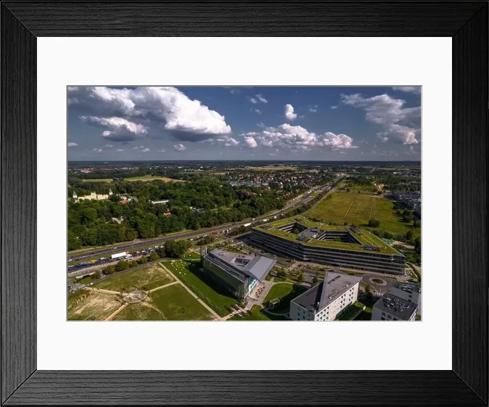 Framed Print : Wilanow, Warsaw, drone, real estate, buildings, Warszawa, summertime, green, landscape, clouds, cloud, bird's view, fly Framed Print : Wilanow, Warsaw, drone, real estate, buildings, Warszawa, summertime, green, landscape, clouds, cloud, bird's view, fly