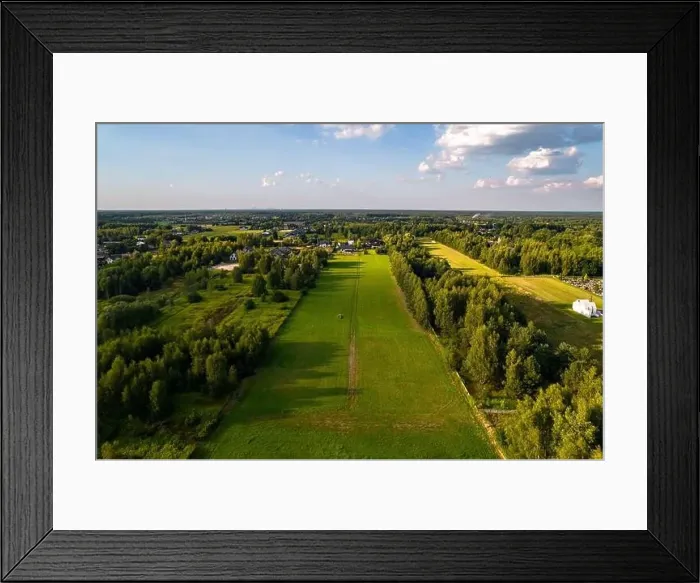 Framed Print : drone, bird view, aerial, city Framed Print : drone, bird view, aerial, city