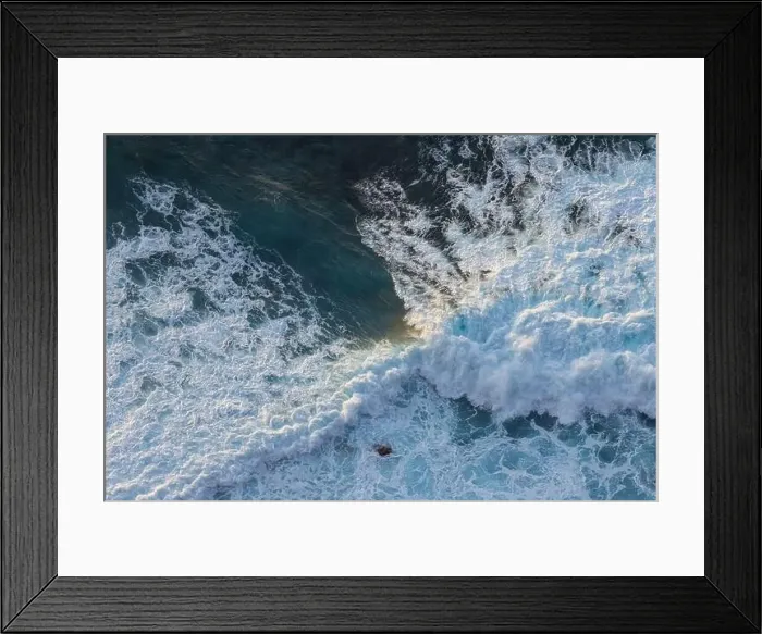 Framed Print : Epic waves in the Atlantic Ocean off the coast of Madeira off Morocco. Great sunset at the sea Framed Print : Epic waves in the Atlantic Ocean off the coast of Madeira off Morocco. Great sunset at the sea