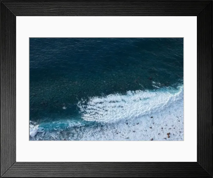 Framed Print : Epic waves in the Atlantic Ocean off the coast of Madeira off Morocco. Great sunset at the sea Framed Print : Epic waves in the Atlantic Ocean off the coast of Madeira off Morocco. Great sunset at the sea