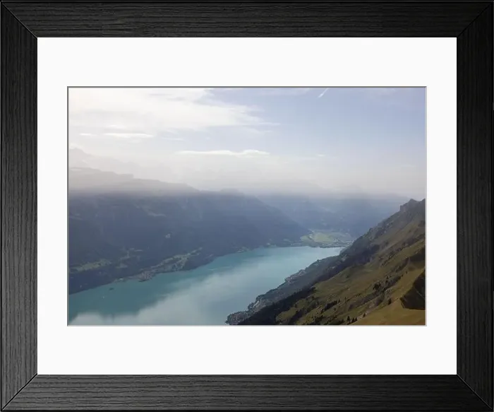 Framed Print : Amazing shot of a beautiful landscape in the alps of Switzerland Framed Print : Amazing shot of a beautiful landscape in the alps of Switzerland