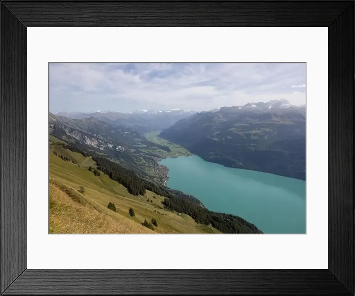 Framed Print : Amazing shot of a beautiful landscape in the alps of Switzerland Framed Print : Amazing shot of a beautiful landscape in the alps of Switzerland