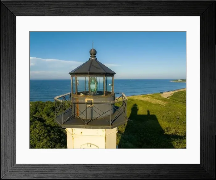 Framed Print : Late afternoon summer photo of the North Lighthouse, New Shoreham, Block Island, Rhode Island. August 2023 Framed Print : Late afternoon summer photo of the North Lighthouse, New Shoreham, Block Island, Rhode Island. August 2023