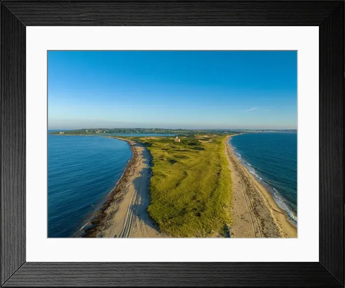 Framed Print : Amazing late afternoon summer aerial view of northern tip of Block Island, RI near North Lighthouse. August 2023 Framed Print : Amazing late afternoon summer aerial view of northern tip of Block Island, RI near North Lighthouse. August 2023