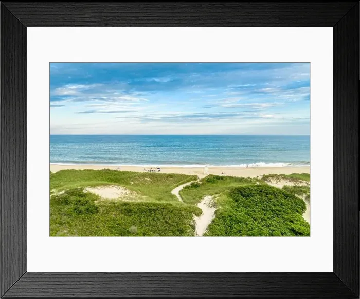 Framed Print : aerial view of kirks beach, montauk, ny Framed Print : aerial view of kirks beach, montauk, ny