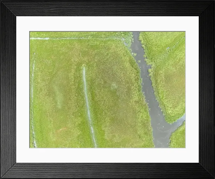 Framed Print : aerial view of wet lands in sag harbor, ny Framed Print : aerial view of wet lands in sag harbor, ny