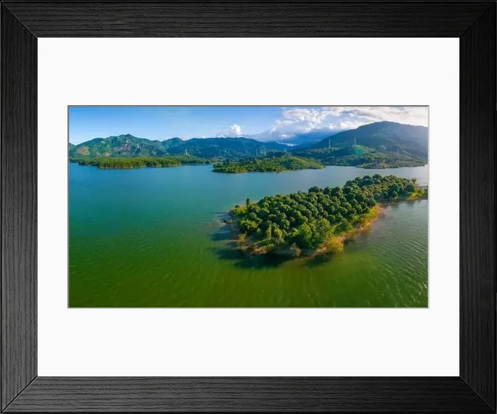 Framed Print : Water reservoir in Suoi Dau commune, Cam Lam district, Khanh Hoa province, Vietnam Framed Print : Water reservoir in Suoi Dau commune, Cam Lam district, Khanh Hoa province, Vietnam