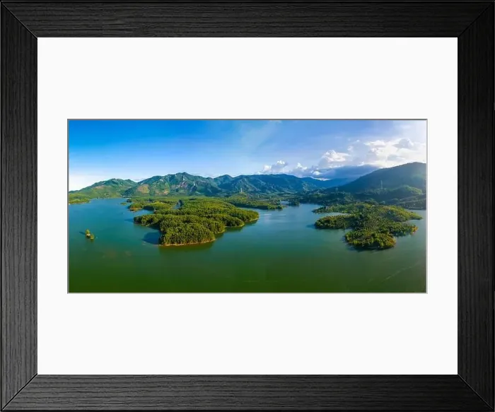 Framed Print : Water reservoir in Suoi Dau commune, Cam Lam district, Khanh Hoa province, Vietnam Framed Print : Water reservoir in Suoi Dau commune, Cam Lam district, Khanh Hoa province, Vietnam