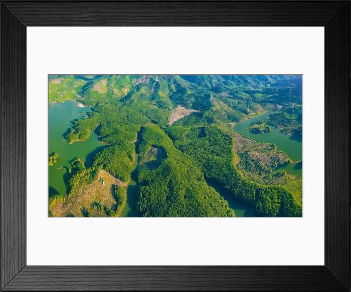 Framed Print : Water reservoir in Suoi Dau commune, Cam Lam district, Khanh Hoa province, Vietnam Framed Print : Water reservoir in Suoi Dau commune, Cam Lam district, Khanh Hoa province, Vietnam