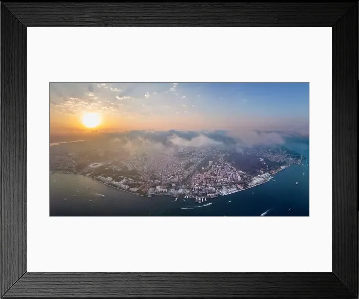 Framed Print : Istanbul panorama photo, Turkey Framed Print : Istanbul panorama photo, Turkey