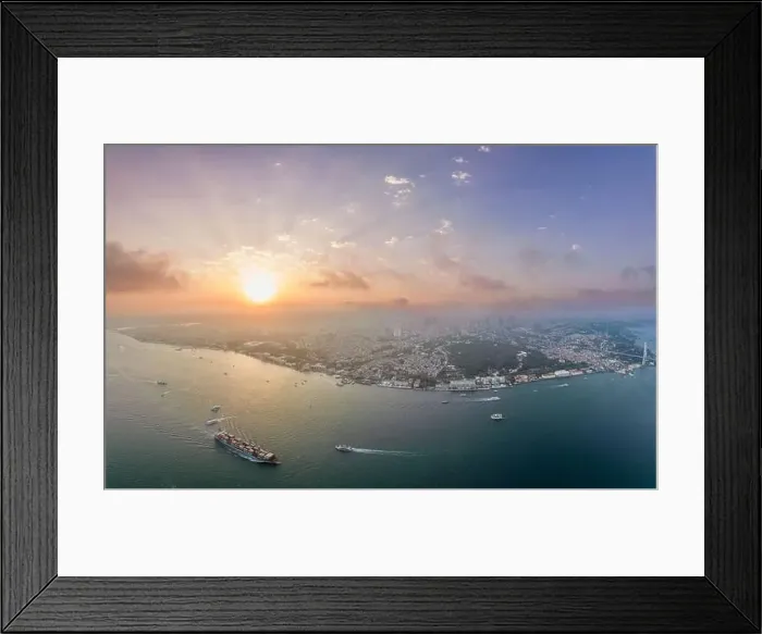 Framed Print : Istanbul panorama photo, Turkey Framed Print : Istanbul panorama photo, Turkey