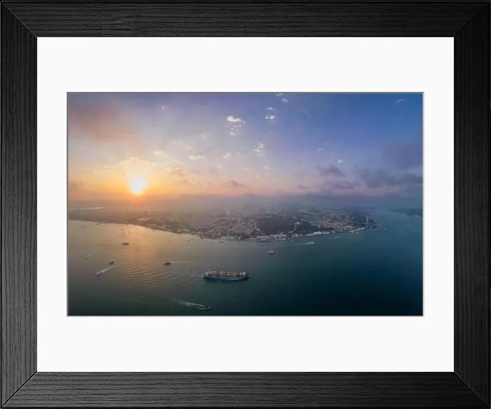 Framed Print : Istanbul panorama photo, Turkey Framed Print : Istanbul panorama photo, Turkey