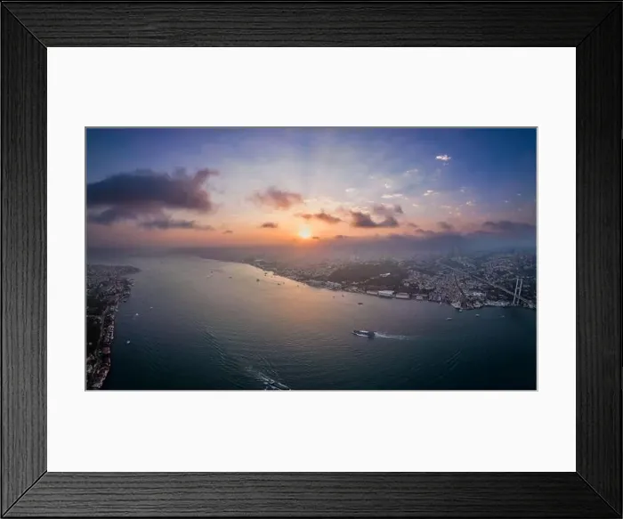 Framed Print : Istanbul panorama photo, Turkey Framed Print : Istanbul panorama photo, Turkey