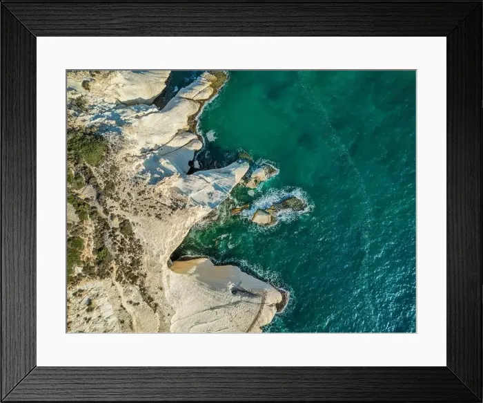 Framed Print : High resolution drone panoramic image of Rosh HaNikra- the northernmost point separating the border between Israel; Framed Print : High resolution drone panoramic image of Rosh HaNikra- the northernmost point separating the border between Israel;