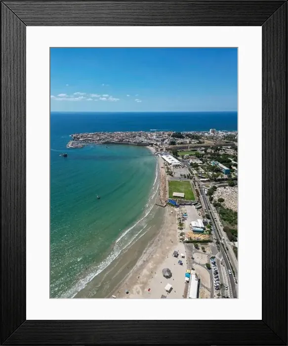 Framed Print : Beautiful high resolution panoramic drone image of the city of Acre Israel during the summer Framed Print : Beautiful high resolution panoramic drone image of the city of Acre Israel during the summer