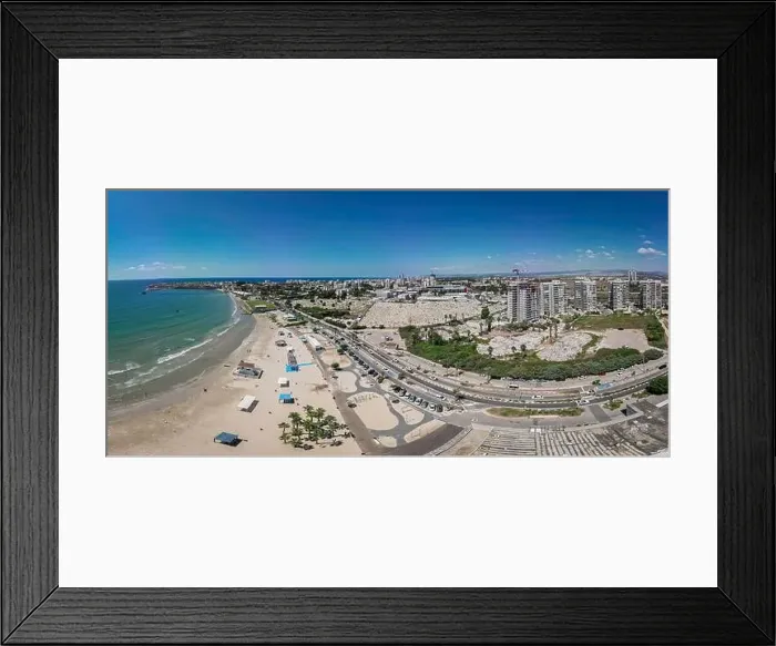 Framed Print : Beautiful high resolution panoramic drone image of the city of Acre Israel during the summer Framed Print : Beautiful high resolution panoramic drone image of the city of Acre Israel during the summer