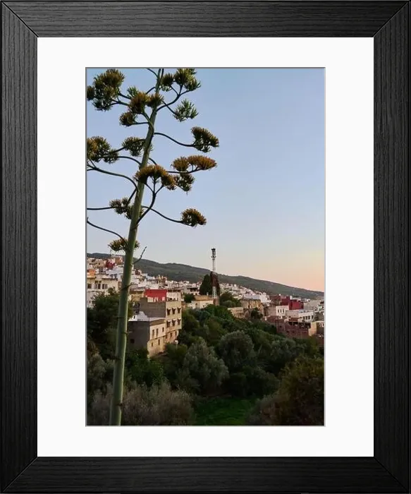 Framed Print : view of the mountain town Framed Print : view of the mountain town