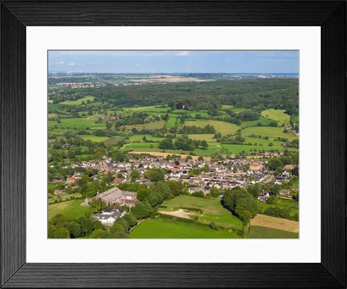 Framed Print : Aerial drone photo of the dutch town Epen Framed Print : Aerial drone photo of the dutch town Epen