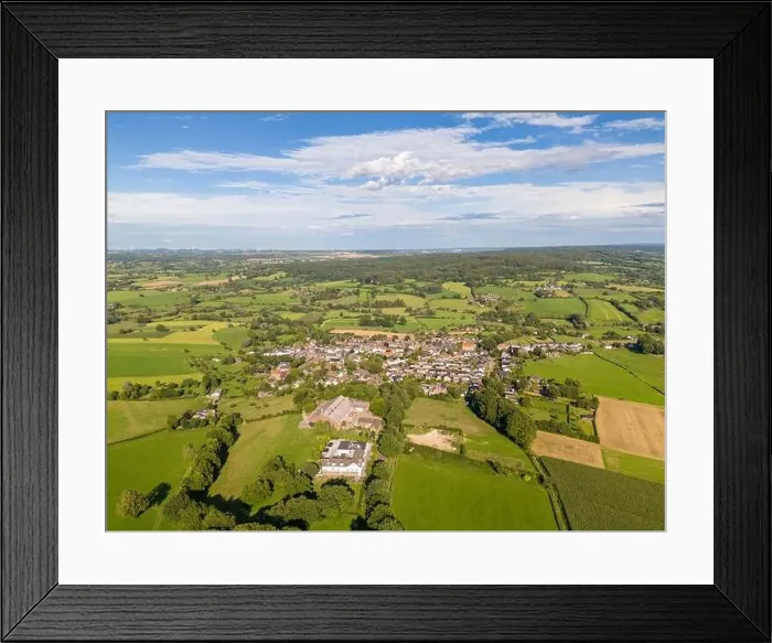 Framed Print : Aerial drone photo of the dutch town Epen Framed Print : Aerial drone photo of the dutch town Epen
