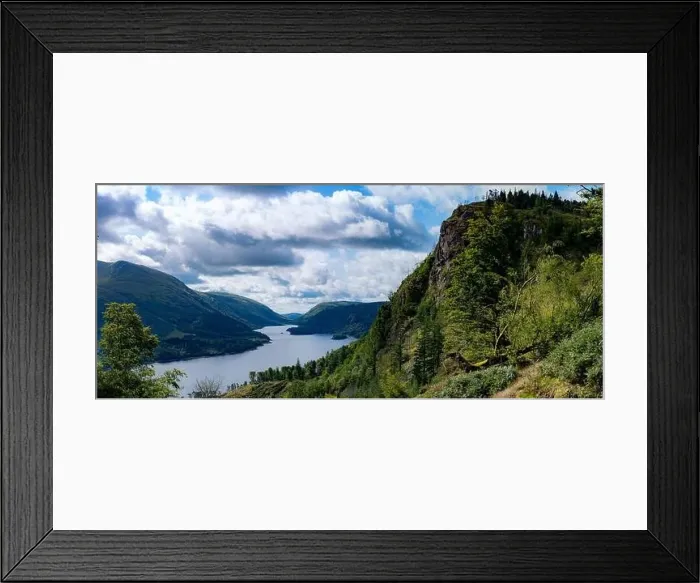Framed Print : A view looking down Thirlmere from bellow Raven crag Framed Print : A view looking down Thirlmere from bellow Raven crag
