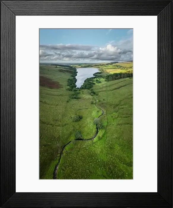 Framed Print : The Cray Reservoir in the Brecon Beacons National Park originally built to supply water to the city of Swansea in South Framed Print : The Cray Reservoir in the Brecon Beacons National Park originally built to supply water to the city of Swansea in South