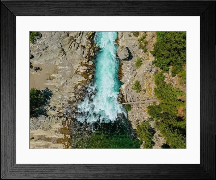 Framed Print : Aerial drone shot of Koprucay river from Koprulu Canyon in Manavgat, Antalya, Turkey Framed Print : Aerial drone shot of Koprucay river from Koprulu Canyon in Manavgat, Antalya, Turkey