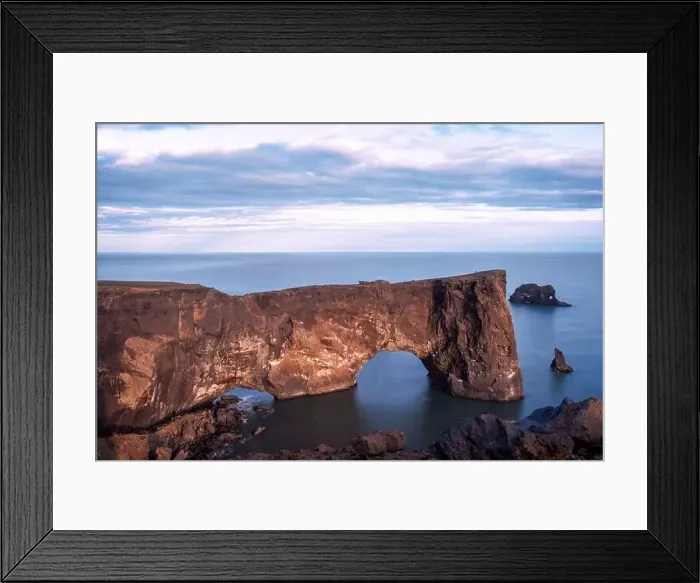 Framed Print : aerial view Icelandic landscape nature and coastline Framed Print : aerial view Icelandic landscape nature and coastline