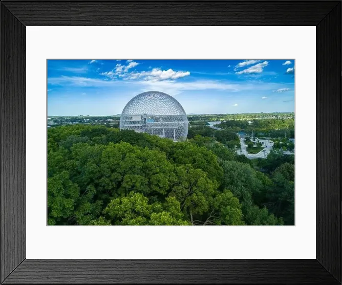 Framed Print : Aerial view of Montreal from Saint Helen's Island Framed Print : Aerial view of Montreal from Saint Helen's Island