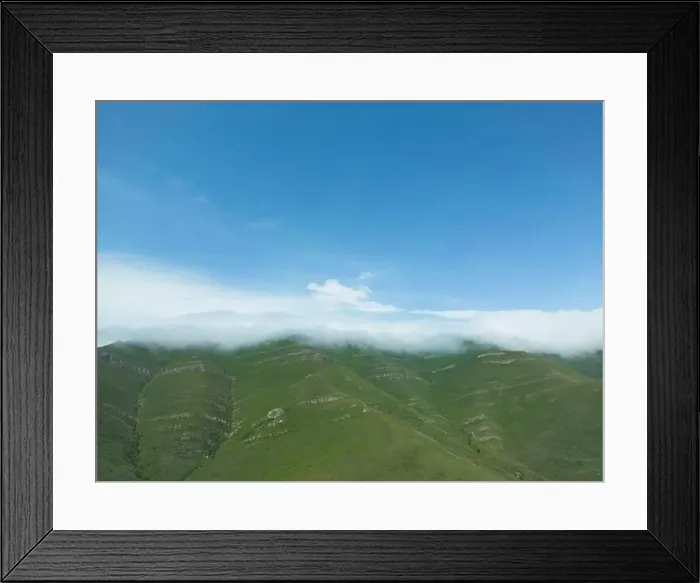 Framed Print : Aerial view mountain. Scenic aerial view mountain ridge Framed Print : Aerial view mountain. Scenic aerial view mountain ridge